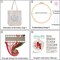 Canvas Tote Bag Embroidery Kit for Beginners – Cardinal Cross Stitch & Needlepoint DIY Kit with Pre-Printed Pattern, Embroidery Hoop, Threads & Needles – Reusable Shopping Grocery Bag Craft Set for Adults